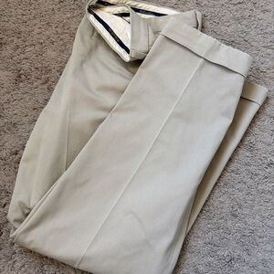 Brooks Brothers Advantage Chino Thompson Pants Mens 35x30 Beige Cotton Khaki